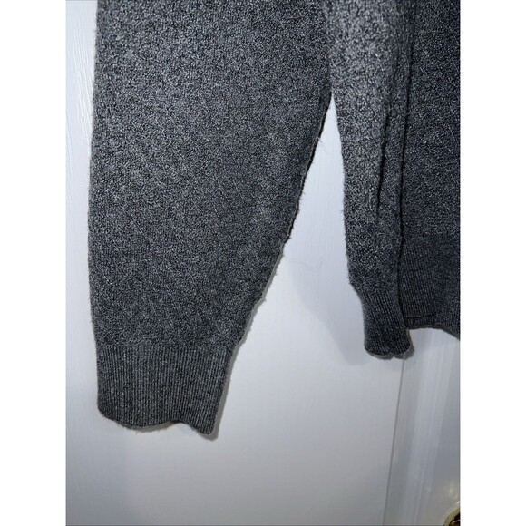 Tahari Polo Sweater Wool Blend Mens Medium Collared Knit Gray Preppy Casual NWT - Picture 5 of 16